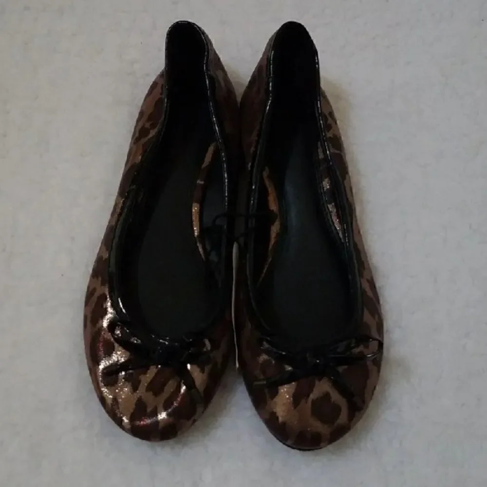 NY&C Leopard Print Flats Size 6